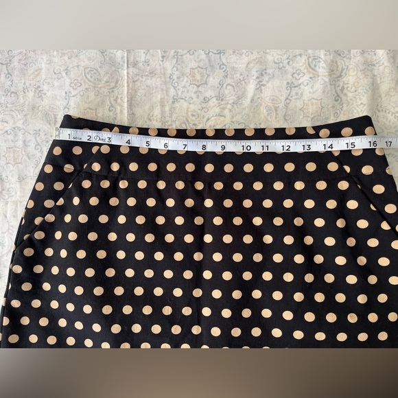 LOFT Black and‎ Tan Mini Pencil Skirt Night Out - Picture 3 of 9